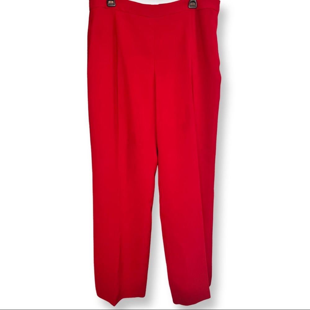 Kasper Size 14 Red Suit Pants